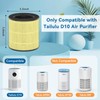 Tailulu D10 Replacement Filter,Air Purifier Filter for Tailulu D10 Air