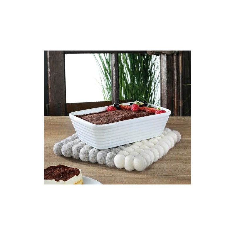 cilio Lana Due Washable Felt Sheep's Wool Coaster for Hot