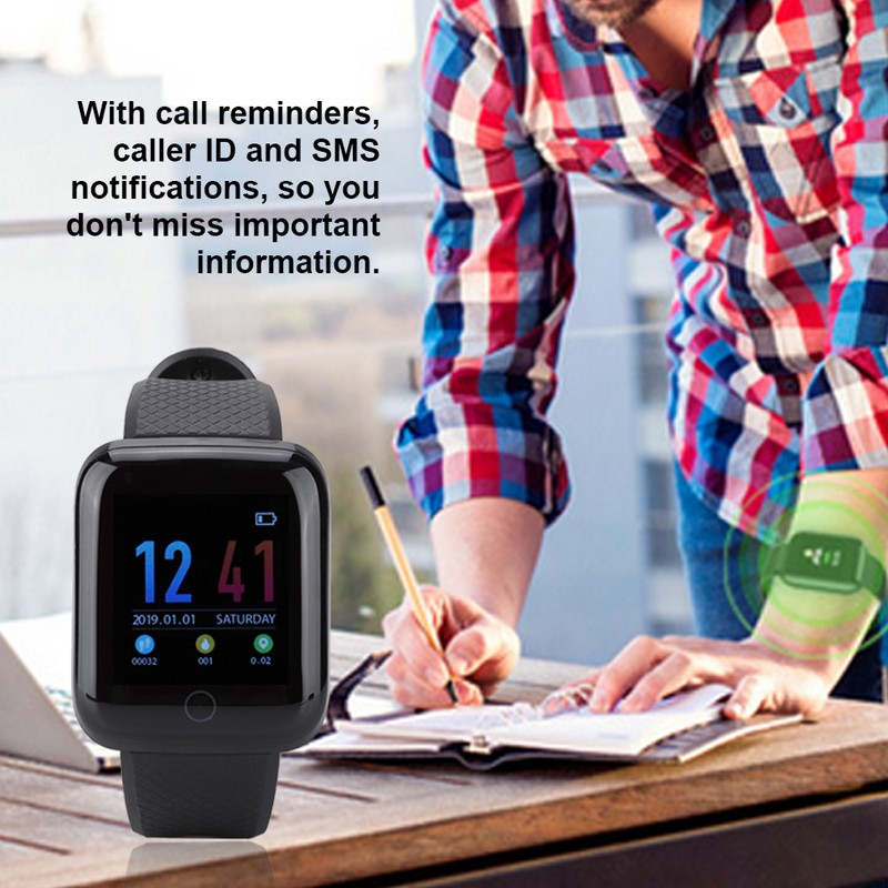 D13 Color Screen Heart Rate Monitor Bluetooth Waterproof Sports Smart