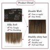 Sunny Clip in Hair Extensions Real Human Hair Hair Chocolate