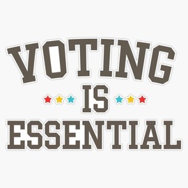 LAD Studio Voting is Essential : 2020 Presidential Elections Sticker Bumper Sticker Vinyl Decal 5""
