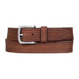 Lucky Brand Men Casual Belt, Antiqued Leather-Tan, 36