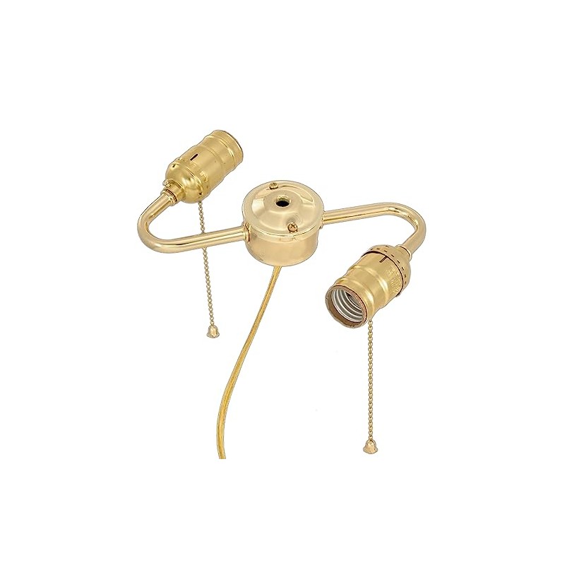 B&P Lamp® 2-Light Cluster Body W/Pull Chain Sockets - Wired