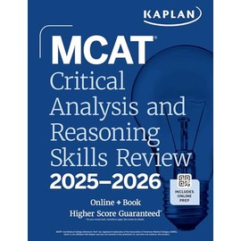 MCAT Critical Analysis and Reasoning Skills Review 2025-2026: Online + Book