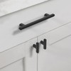 Asidrama 10 Pack 5 Inch(128mm) Matte Black Kitchen Cabinet Handles,