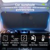 Car Windscreen Sun Shade, 145x80cm Reflective & Foldable Windshield Sun