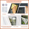 Beeveer 87 Inch X 30 ft Window Insulation Kit Cuttable
