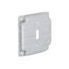 Hubbell-Raco 800C 1 Toggle 4-Inch Square Exposed Work Cover