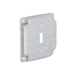 Hubbell-Raco 800C 1 Toggle 4-Inch Square Exposed Work Cover