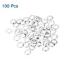 sourcing map #6 Split Lock Washer, 100Pcs 304 Stainless Steel