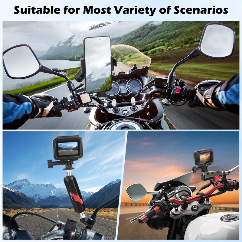 Mechrig 2 Pack Bolt Head Adapter Ball Base-Aluminum Alloy,1inch Ball