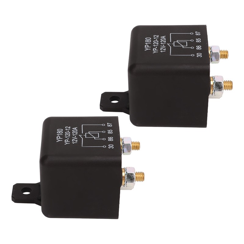 2 Sets 12V 120A Car Starter Relay 4 Pin High