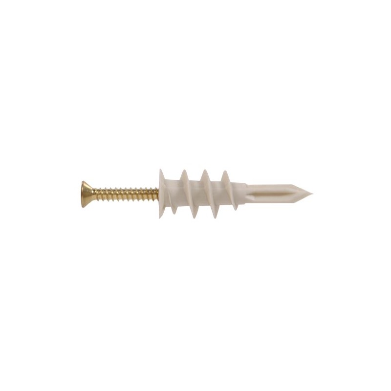 The Hillman Group 41440 Wallboard Anchors with Brass Plate Screw