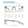 ANYLUV Blue-Light-Glasses Men Bluelight-Glasses Blocking: Anti Eyestrain Bluelight Computer Gaming