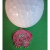 Piggie Golf Ball Marker and Magnetic Hat Clip
