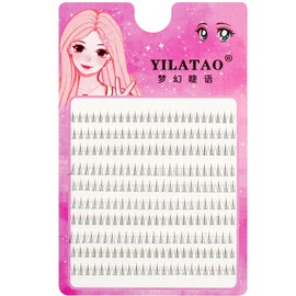 10 Rows Large Capacity False Eyelashes, Lower Eyelashes, Small Flame Design, Natural & Pop Eyelash Accessories
