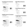 LivLab 30LBS Rice Container - Rice Dispenser 30LBS/15KG/15Qt Food Cereal