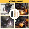 24PCS Flux Core Gasless Nozzle Welding Kit,KP1939-1 Flux Core Gasless