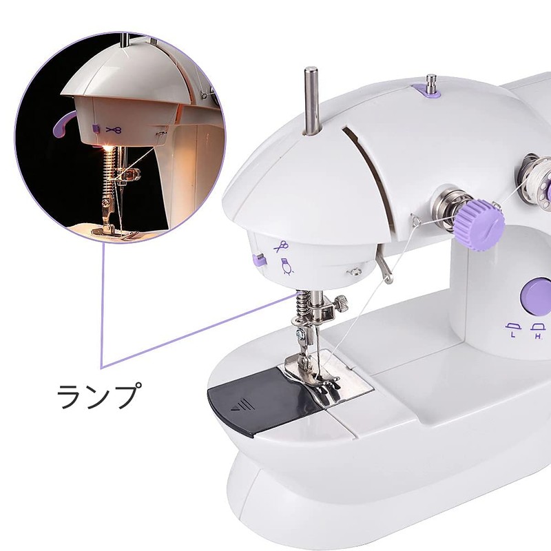 WENMILY Portable Sewing Machine, Mini Home Sewing Machine, 2 Thread