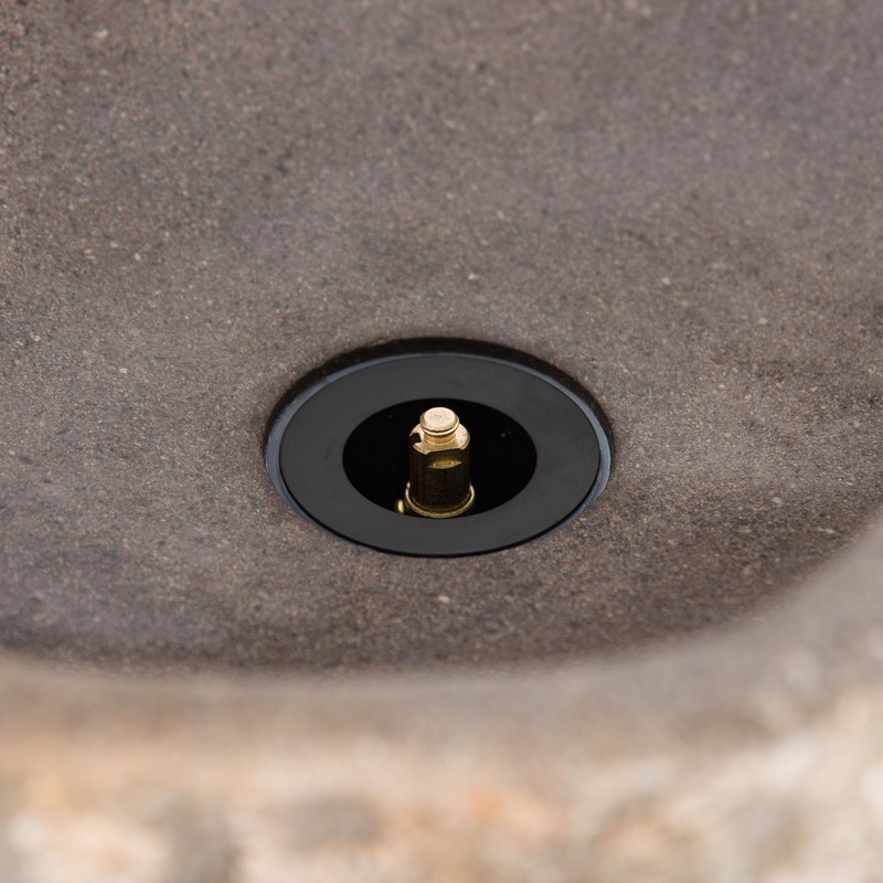 wohnfreuden 120 mm Pop-Up Drain Valve without Overflow for Washbasins