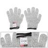 findmall 1 Pair M-Size Food Grade Kitchen Cut Resistant Gloves