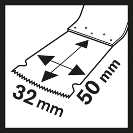 Bosch AIZ32APB/10 Blade for Cut and Sew Multi-Tool 1.3 inches (32 mm) (Star Lock, Set of 10)