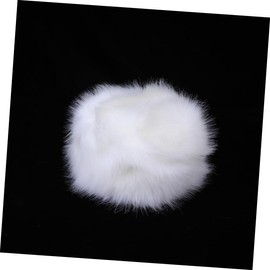 WOONEKY Chic Faux Fur Hat Warm Beanies Women Girls Stylish Cold Weather Essential White