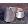 NicoWerk SRI323 Women's Silver Ring 925 Sterling Silver Subtle Oval