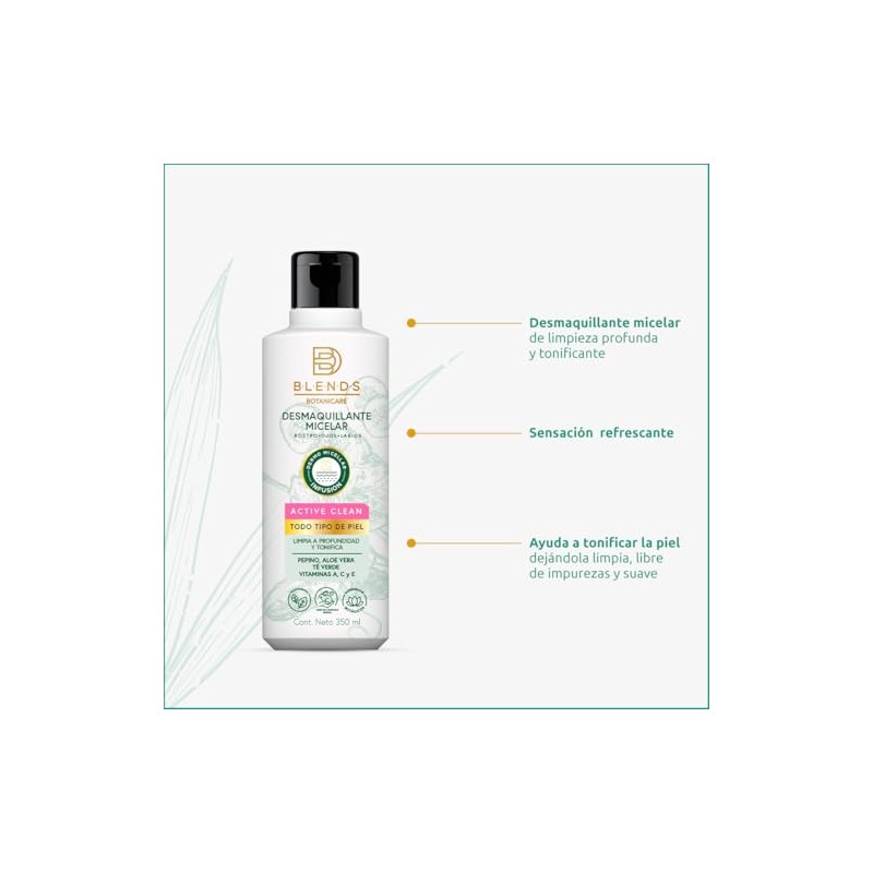 Blends Botanicare Desmaquillante Micelar Detox 350ml