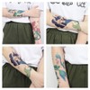 Zotemo 12 Pack Mermaid Temporary Tattoos, Waterproof Body Art Stickers