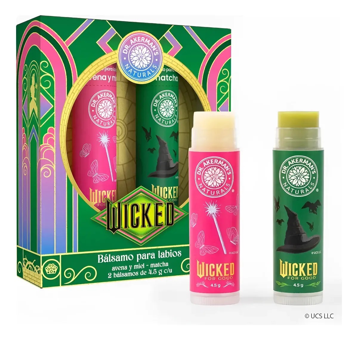 Bálsamos Labiales Dr Akermans Wicked - Avena Y Matcha 4.5g