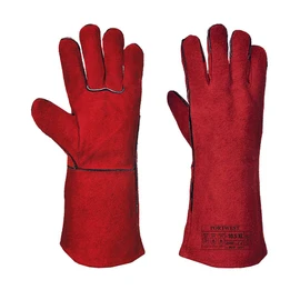 Portwest Welders Gauntlet, Color: Red, Size: XL, A500RERXL