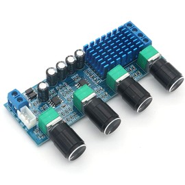 DollaTek XH-M577 Digital Amplifier Board TPA3116D2 Audio Amplifier Board High Power Sound Board Op-Amps 12-24V