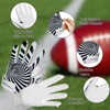hisptgo Kids Football Gloves Ultra-Sticky Receiver Gloves for Kids with