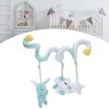 Baby Plush Animal Stroller Toys Spiral Activity Hanging Toys Ringing