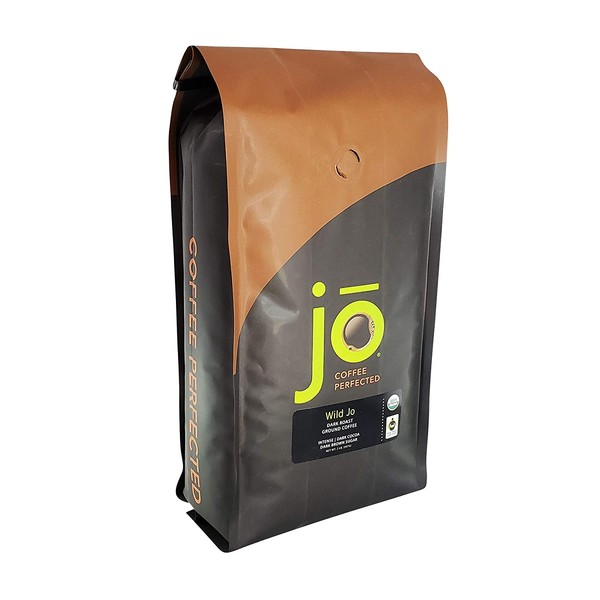 WILD JO: 2 lb, Dark French Roast Organic Coffee, Ground Coffee, Bold Strong Rich Wicked Good Coffee! Great Brewed or Cold Brew, USDA Certified Fair Trade Organic Arabica Coffee, NON-GMO Gluten Free