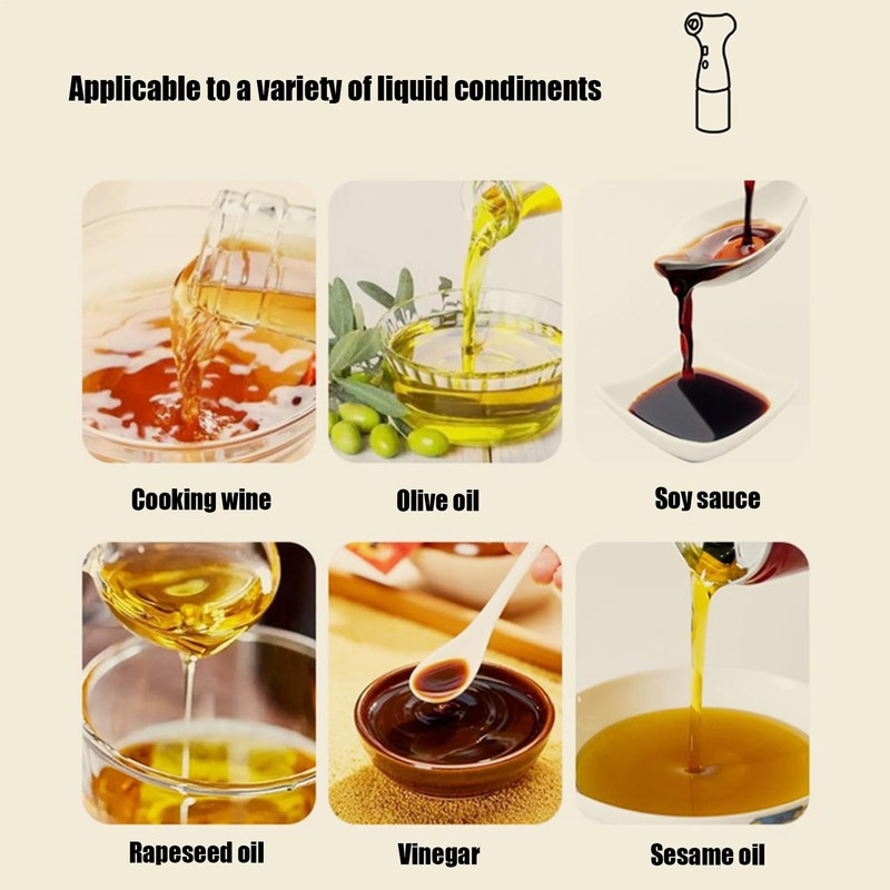 Olive Oil Sprayer,Edible Oil Dispenser for Kitchen | Mister Dispenser