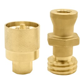 Hoypeyfiy RE7141F Forklift Connector Female and Forklift Connector Male, Forklift Propane Tank Connector Replacement for Rego Coupler 7141F 7141M, Replaces RE7141M