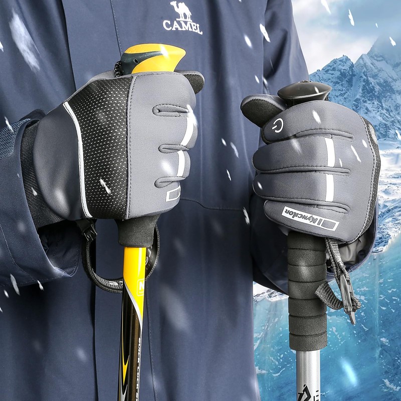 KynciLOR Womens Winter Gloves Mens Thermal Gloves with Touchscreen Fingers
