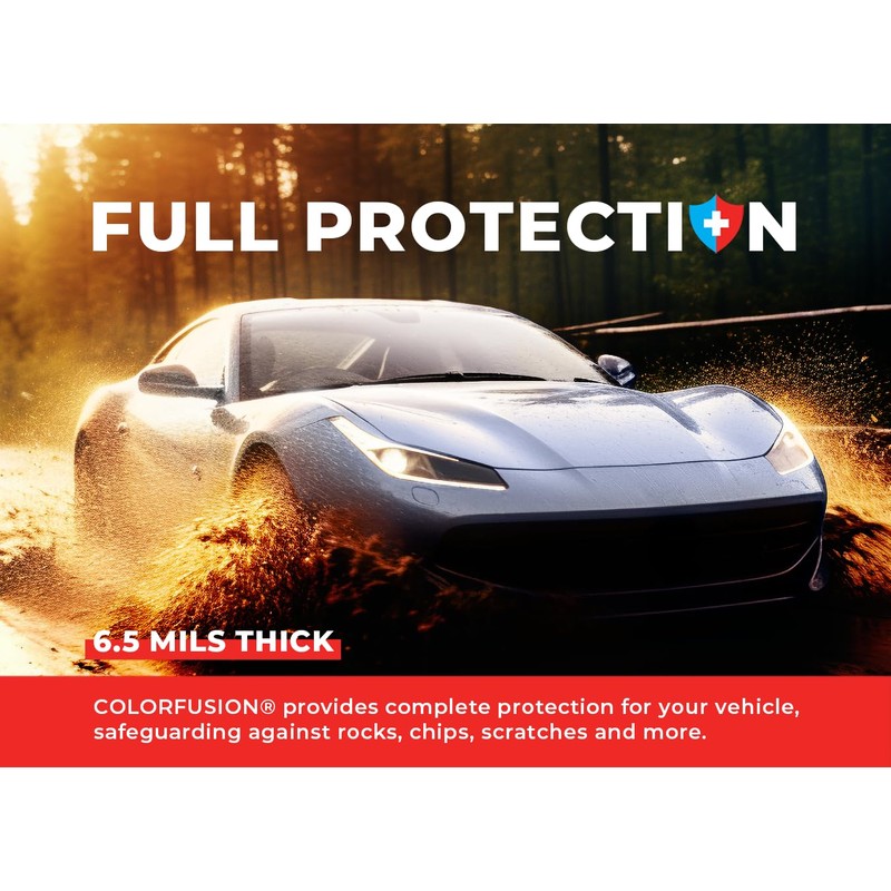 ColorFusion PPF by VViViD, Gloss Ice Blue Dry Apply PPF