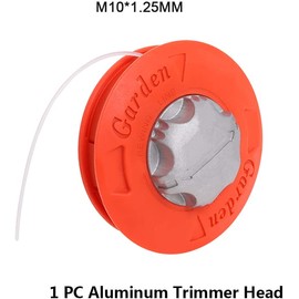 Poweka M10 x 1.25 mm Universal Trimmer Head for the Trimmer Head Made of Aluminium, Grass Brush Cutter Accessories