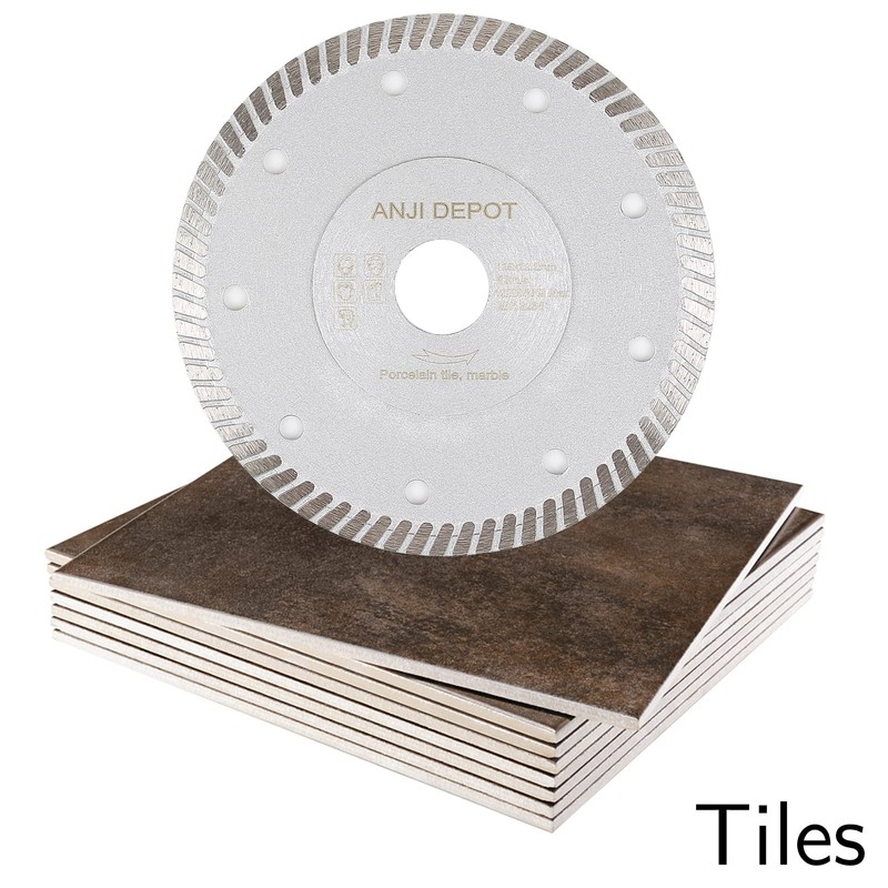 5-Inch super thin turbo diamond saw blade for cutting cermic