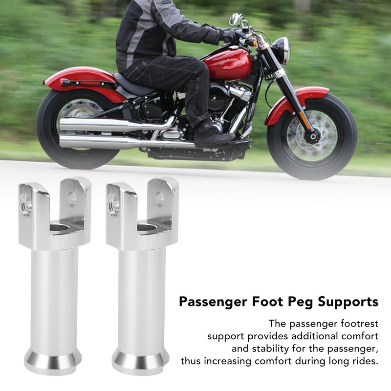 Passenger Foot Peg Mounts Kit 50500769 Silver Sturdy Stable High