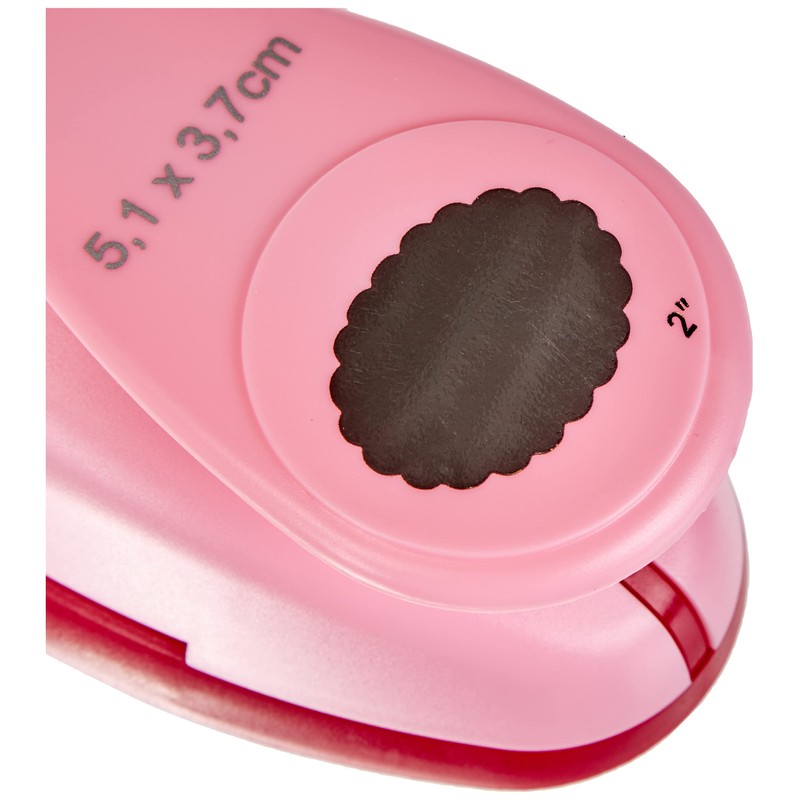 Efco Punch XL Oval Toothed 50 x 37 mm, Pink,