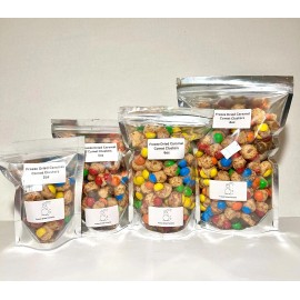 Freeze Dried Candy Caramel Comet Clusters *Pick Bag Size* Made Fresh Daily - 16 oz