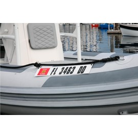 Hardline Products Registration Plates for Inflatables and Rib’s Including Decal Kit & Sticker-On!