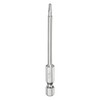 sourcing map T10 Security Torx Bit 1/4" Hex Shank 3"
