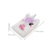 Operitacx 1Set DIY Unicorn Plush Notebook with Pen Portable Journal