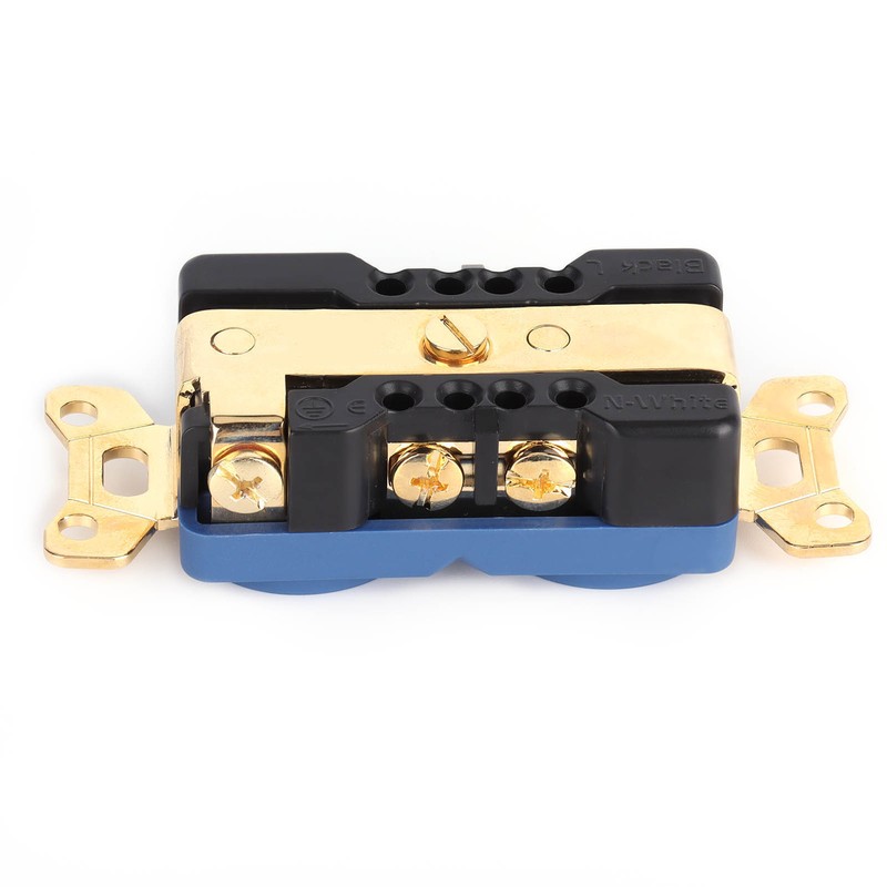 Monosaudio Duplex Receptacle AC Pure Copper Duplex 24K Golded Plated