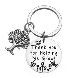 Teacher Keychain Graduation Key Chain Appreciation Gift for Dad Mom Grandma Grandpa Unique Mothers Fathers Day Christmas Gift